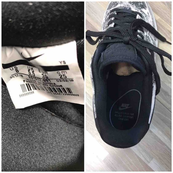 Nike Air Force 1’07 LXX Black pewter W AUTHENTIC - Picture 8 of 8